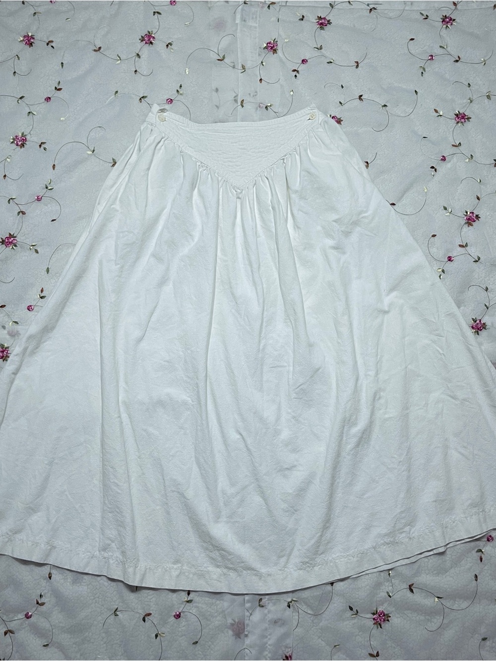 Classic White A-Line Women's Skirt